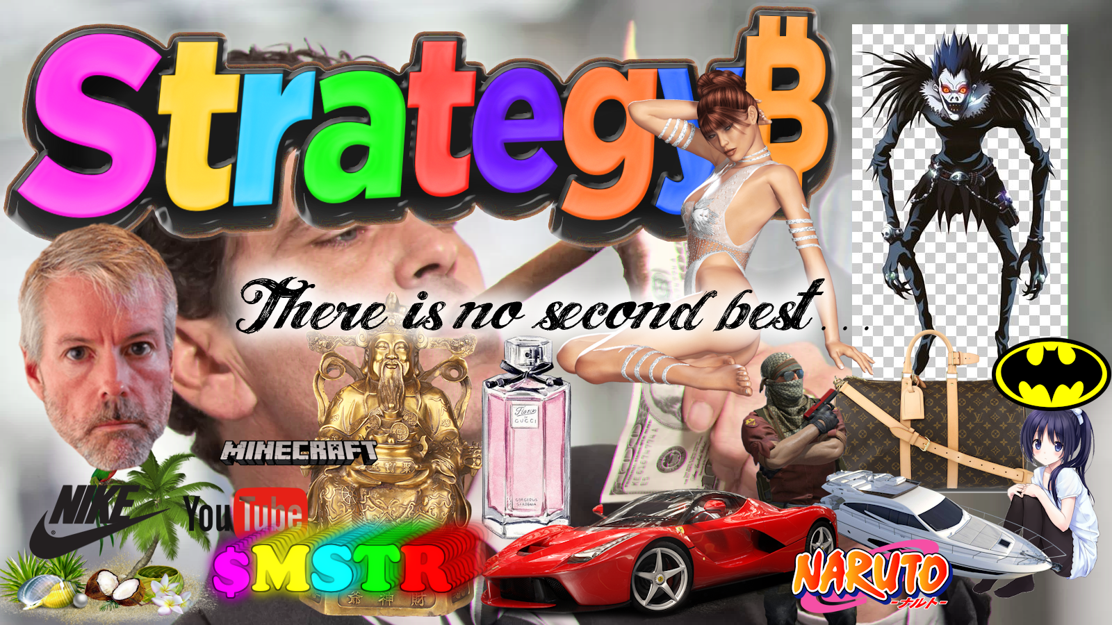 StrategyB collage with Michael Saylor